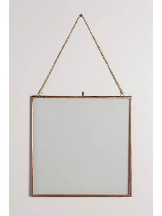 Anthropologie Other - Anthropologie Viteri Hanging Ribbon Frame Square 8x8 Brass Single Gallery Wall